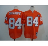 Denver Broncos #84 Shannon Sharpe Orange 75TH Throwback Jersey