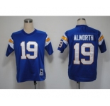 San Diego Chargers #19 Lance Alworth Navy Blue Throwback Jersey
