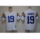 San Diego Chargers #19 Lance Alworth White Throwback Jersey