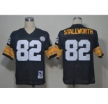 Pittsburgh Steelers #82 John Stallworth Black Throwback Jersey