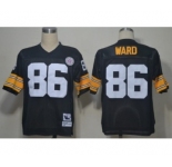 Pittsburgh Steelers #86 Hines Ward Black Throwback Jersey