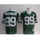 New York Jets #99 Mark Gastineau Green Throwback Jersey