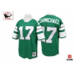 Philadelphia Eagles #17 Harold Carmichael Light Green Throwback Jersey