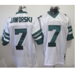 Philadelphia Eagles #7 Ron Jaworski White Throwback Jersey
