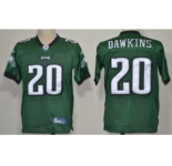 Reebok Philadelphia Eagles #20 Brian Dawkins Dark Green Jersey