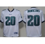 Reebok Philadelphia Eagles #20 Brian Dawkins White Jersey