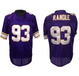 Minnesota Vikings #93 John Randle Purple Throwback Jersey