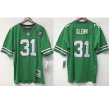 Men's New York Jets #31 Aaron Glenn Green 1994 Throwback Stitched Jersey