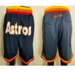 Men's Houston Astros Navy Blue Just Don Shorts Swingman Shorts