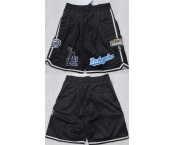 Men's Los Angeles Dodgers Black Shorts