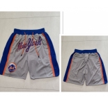 Men's New York Mets Just Don Gray Swingman Shorts