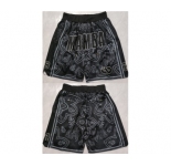 Men's Los Angeles Lakers Black MAMBA Shorts