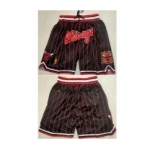 Men Chicago Bulls Black Mitchell Ness Shorts Run Small