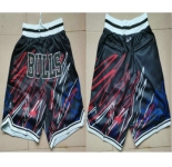 Men's Chicago Bulls Black Lightning Just Don Swingman Shorts
