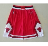 Men's Chicago Bulls Red 2019 Nike Swingman Stitched NBA Shorts