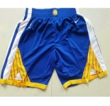 Men's Golden State Warriors Blue 2017-2018 Nike Authentic Stitched NBA Shorts