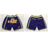 Jazz Purple Just Don Mesh Shorts