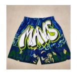 Men's Dallas Mavericks Green Mitchell&mness Shorts