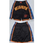Men's Oklahoma City Thunder Black Shorts