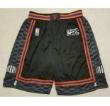 Men's New York Knicks Black Diamond 2022 City Edition Swingman Stitched Shorts