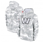 Men's Washington Commanders 2024 Arctic Camo Salute To Service Club Fleece Pullover Hoodie
