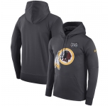 Men's Washington Redskins Nike Anthracite Crucial Catch Performance Pullover Hoodie