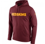Men's Washington Redskins Nike Burgundy Circuit Wordmark Essential Performance Pullover Hoodie