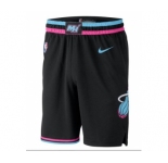 Men Nike Miami Heat Black NBA Swingman City Edition Shorts