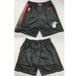 Men's Miami Heat Black Shorts (Run Small)