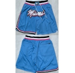 Men's Miami Heat Blue Shorts