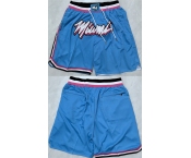 Men's Miami Heat Blue Shorts