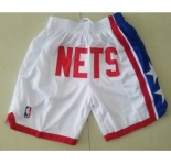 Men's Brooklyn Nets White Just Don Shorts Swingman Shorts