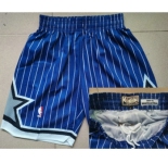 Men's Orlando Magic #32 Shaquille O'neal 1994-95 Purple Hardwood Classics Soul Swingman Throwback Shorts