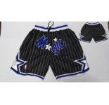Men's Orlando Magic Black Just Don Stitched Shorts