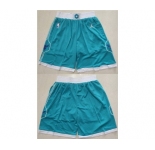 Men's Charlotte Hornets Aqua Mitchell & Ness Shorts