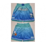 Men's Charlotte Hornets Blue Mitchell & Ness Shorts