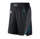 Men's Jordan Brand Black Charlotte Hornets Icon Swingman Basketball Shorts