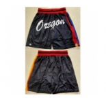 Men Portland Trail Portland Blazers Black Shorts Run Small