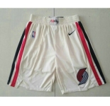 Men's Portland Trail Blazers Cream 2020 City Edition NBA Swingman Shorts