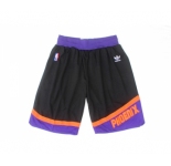 Men's Phoenix Suns adidas Black Throwback Short