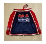 Men's Team USA Blue Pocket Shorts