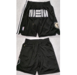 Men's Memphis Grizzlies Black City Edition Shorts (Run Small)