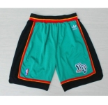 Men's Detroit Pistons Green Hardwood Classics Swingman Shorts