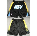 Men's Indiana Pacers Black City Edition Shorts (Run Small)