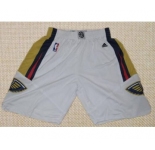 Men's New Orleans Pelicans White Basketball Shorts
