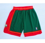 Men's Seattle Supersonics Green 1995-96 Hardwood Classics Swingman Shorts