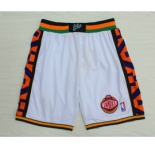 1995 All-Star White Hardwood Classics Swingman Shorts