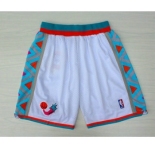 1996 All-Star White Hardwood Classics Swingman Shorts