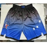 Men's 2023 All Star Blue With Game Swingman Hot Press Shorts
