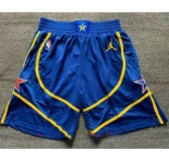 Men's Blue 2021 All-Star Eastern Conference Stitched NBA Shorts